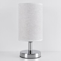 Klassisk bordslampa Utrecht - metall med tygskärm
