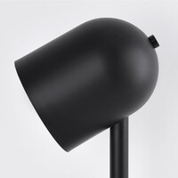 Modern bordslampa Spy i svart med trä