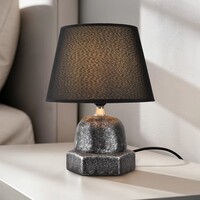 Industriell bordslampa Bolt med keramikfot