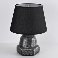 Industriell bordslampa Bolt med keramikfot