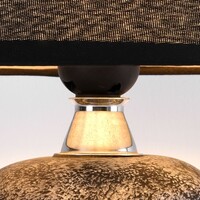 Industriell bordslampa Bolt med keramikfot