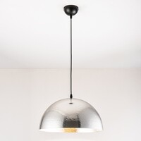 Designad pendellampa Luna - aluminium