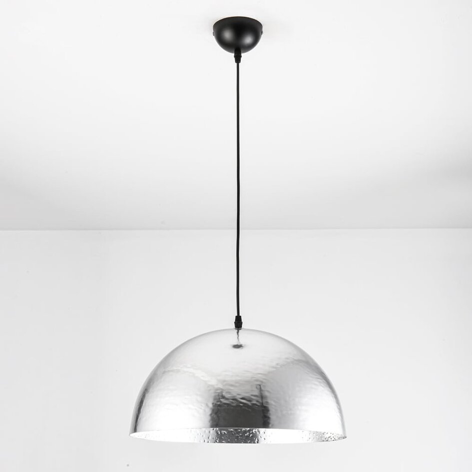 Designad pendellampa Luna - aluminium