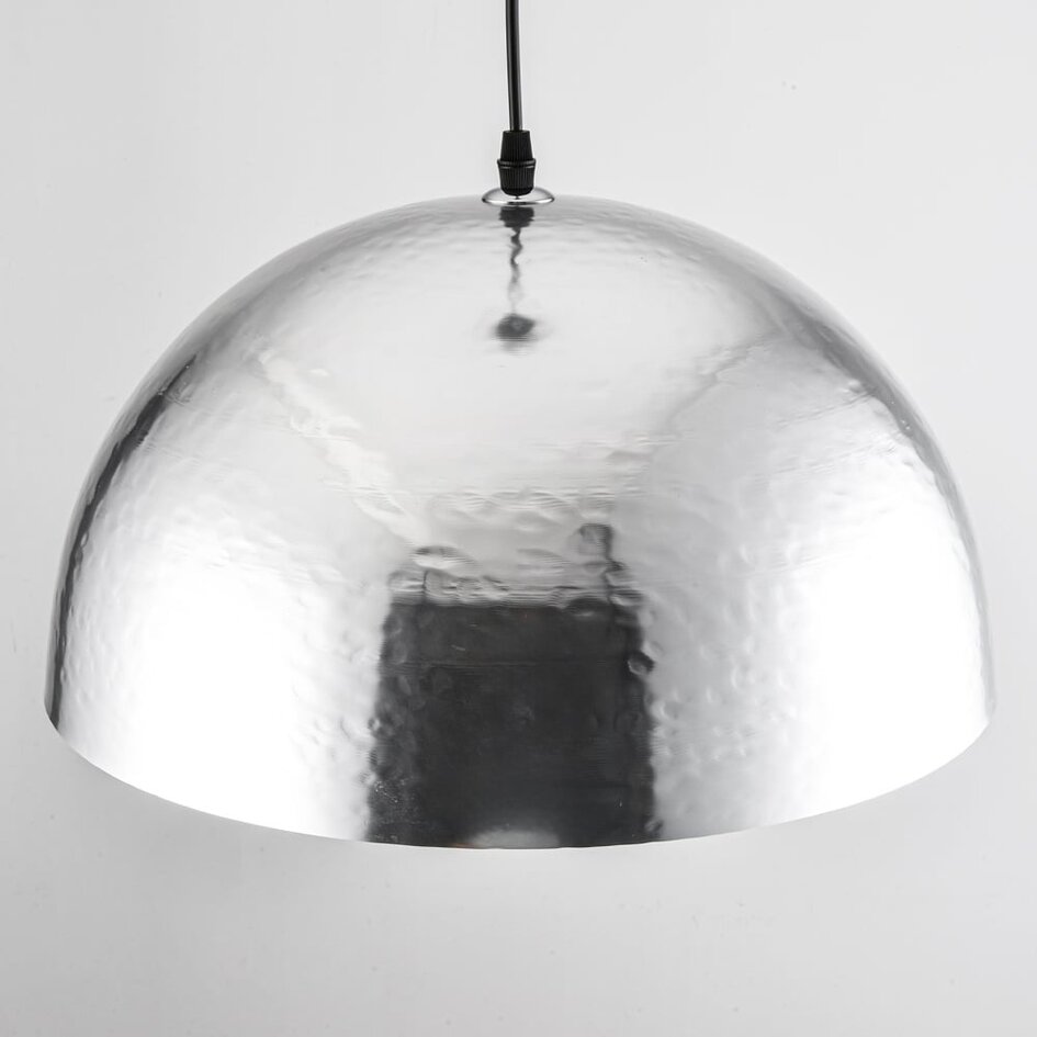 Designad pendellampa Luna - aluminium