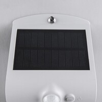Solcellsvägglampa Alien 1,5W med sensor - vit