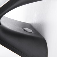 Solcellsdriven utomhusvägglampa Single Conan 3,2W med sensor - svart
