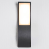 Utomhusvägglampa Mica - antracit med integrerad LED