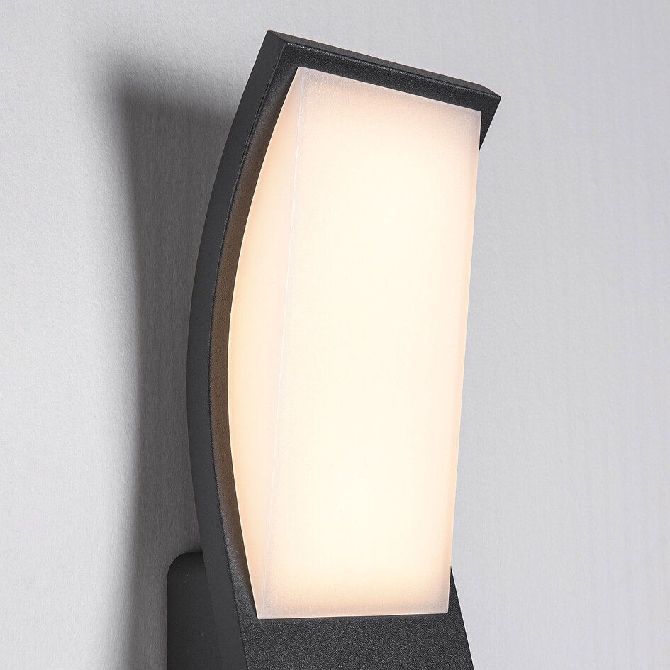 Design vägglampa Mica - antracit