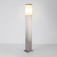 Stående utomhuslampa Luigi i rostfritt stål - 80 cm