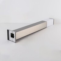 Stående utomhuslampa Luigi i rostfritt stål - 80 cm