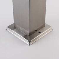 Stående utomhuslampa Luigi i rostfritt stål - 80 cm