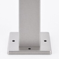 Stående utomhuslampa Rocco i rostfritt stål - 45 cm