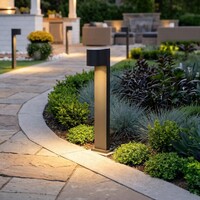 Stående utomhuslampa Simone - 50 cm svart