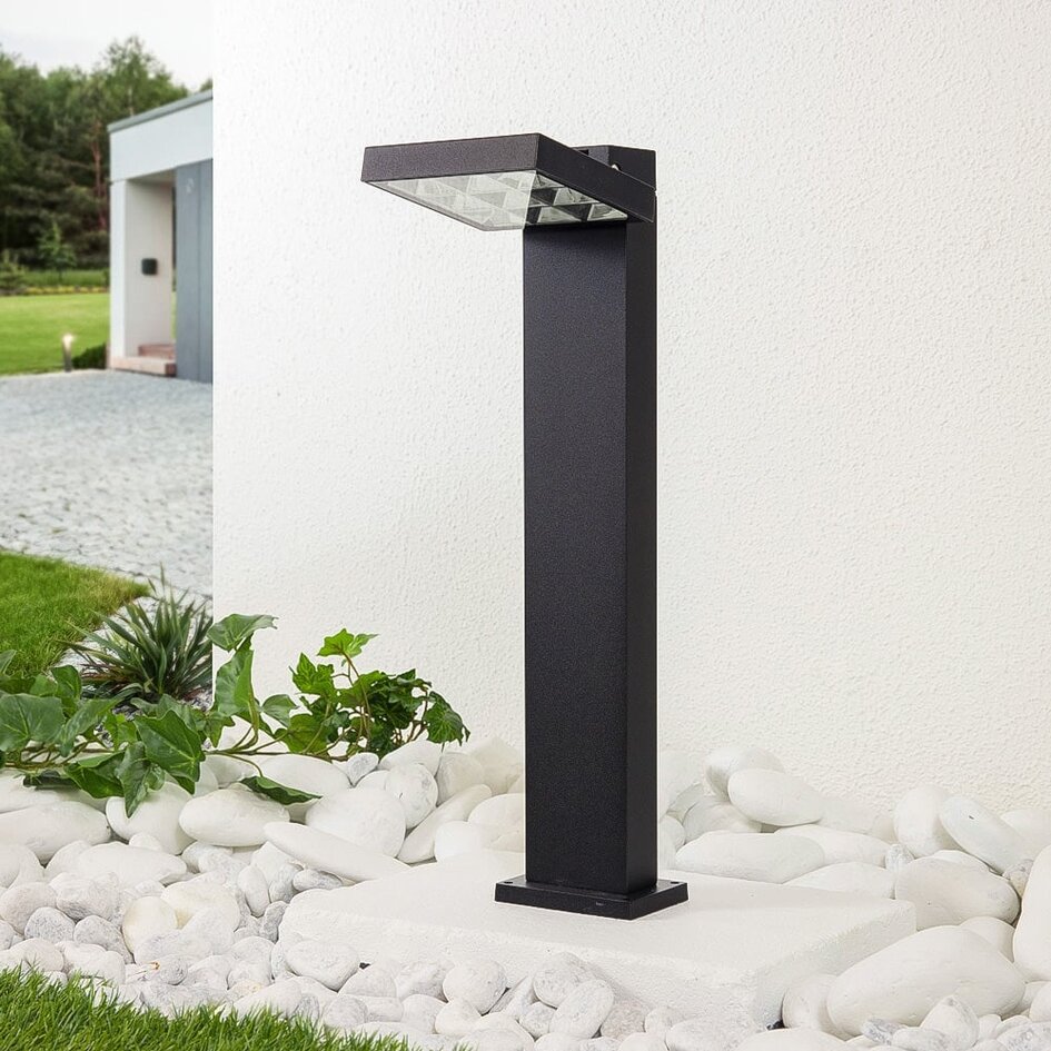 Modern svart utomhuslampa Carla, 50 cm