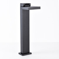Modern svart utomhuslampa Carla, 50 cm