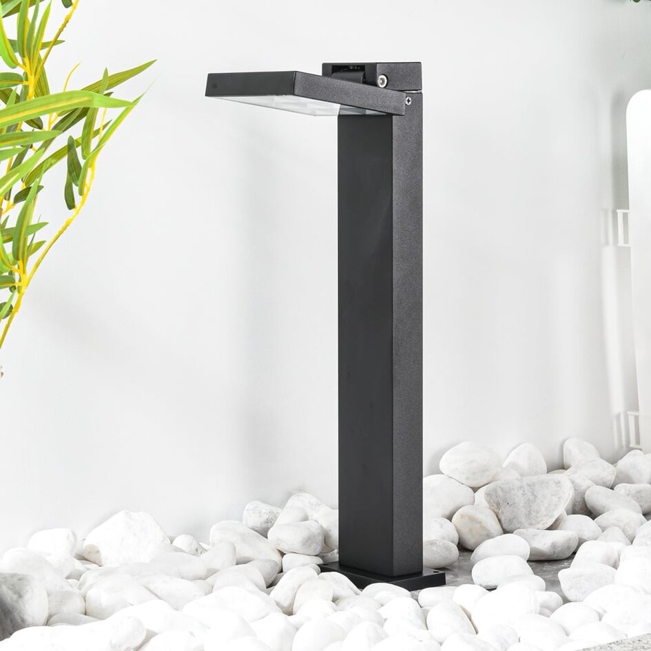 Modern svart utomhuslampa Carla, 50 cm