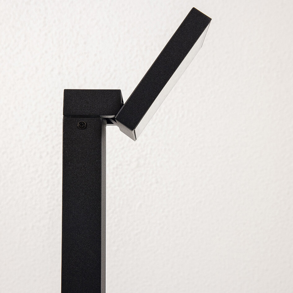 Modern svart utomhuslampa Carla, 50 cm