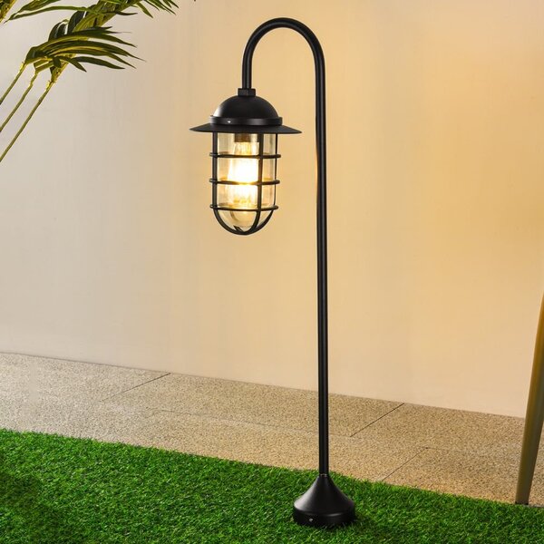 Lantlig stående utomhuslampa Dave - svart