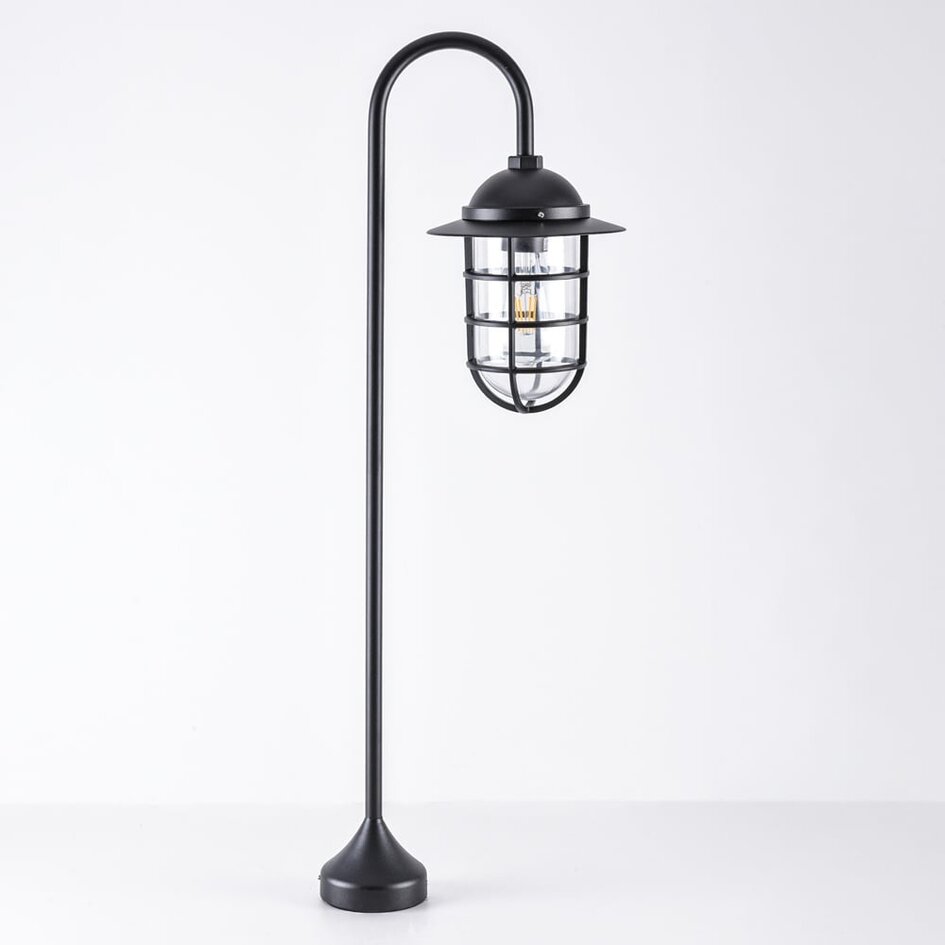 Lantlig stående utomhuslampa Dave - svart