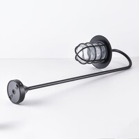 Lantlig stående utomhuslampa Dave - svart