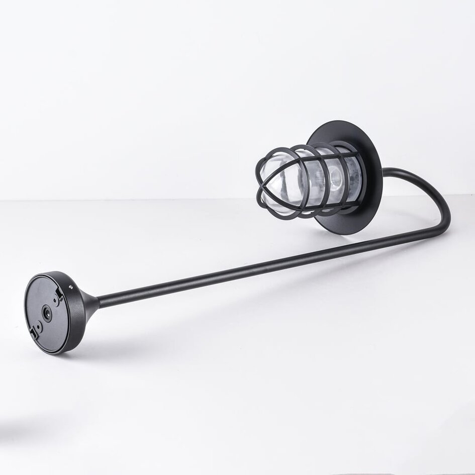 Lantlig stående utomhuslampa Dave - svart