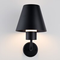 Utomhusvägglampa Michelle - svart med lampskärm