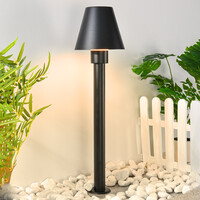 Modern stående utomhuslampa Bruno - 80 cm svart