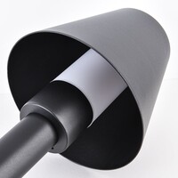 Modern stående utomhuslampa Bruno - 80 cm svart