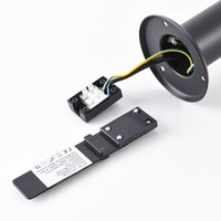 Modern stående utomhuslampa Bruno - 80 cm svart