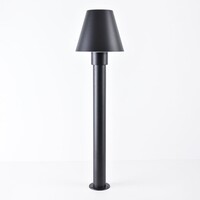 Modern stående utomhuslampa Bruno med sensor - 80 cm svart