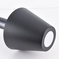 Modern stående utomhuslampa Bruno med sensor - 80 cm svart