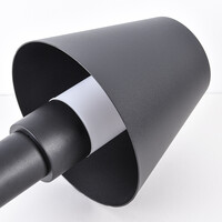 Modern stående utomhuslampa Bruno med sensor - 80 cm svart