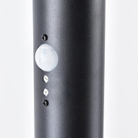 Modern stående utomhuslampa Bruno med sensor - 80 cm svart