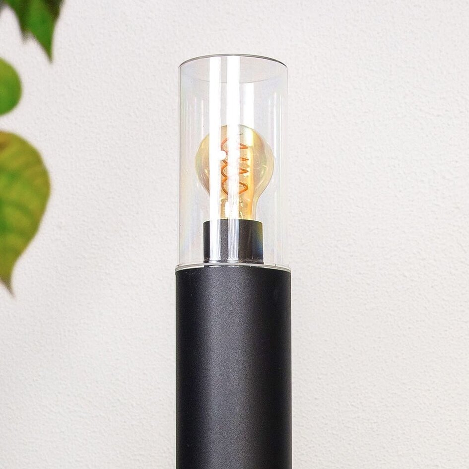 Stående utomhuslampa Stella i rostfritt stål - 50 cm svart