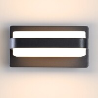 Utomhusvägglampa Lorenzo - antracit med integrerad LED