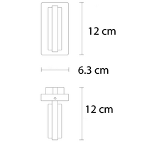 Utomhusvägglampa Lorenzo - antracit med integrerad LED