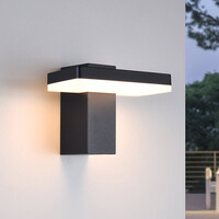 Utomhusvägglampa Roberto med integrerad LED - svart