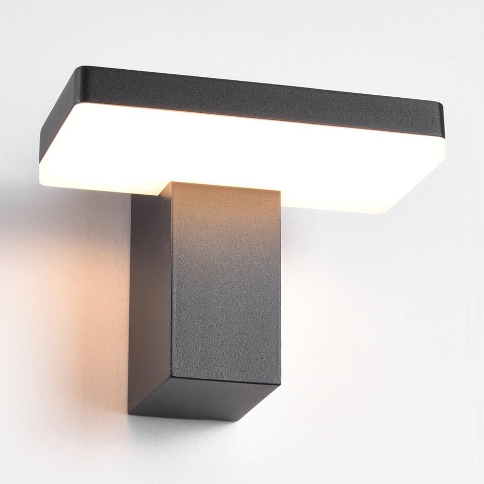 Design utomhusvägglampa Roberto - svart