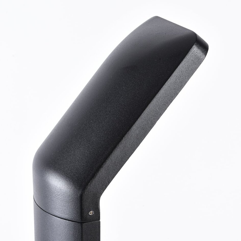Svart stående utomhuslampa Francesco - 50 cm med integrerad LED