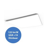 Dimbar LED-panel - 60x60cm - UGR<19 - 30W - 4000K - 125lm/W