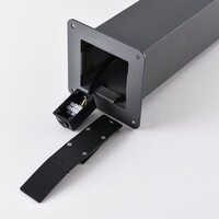 Robust stående utomhuslampa Jet - 60 cm antracit