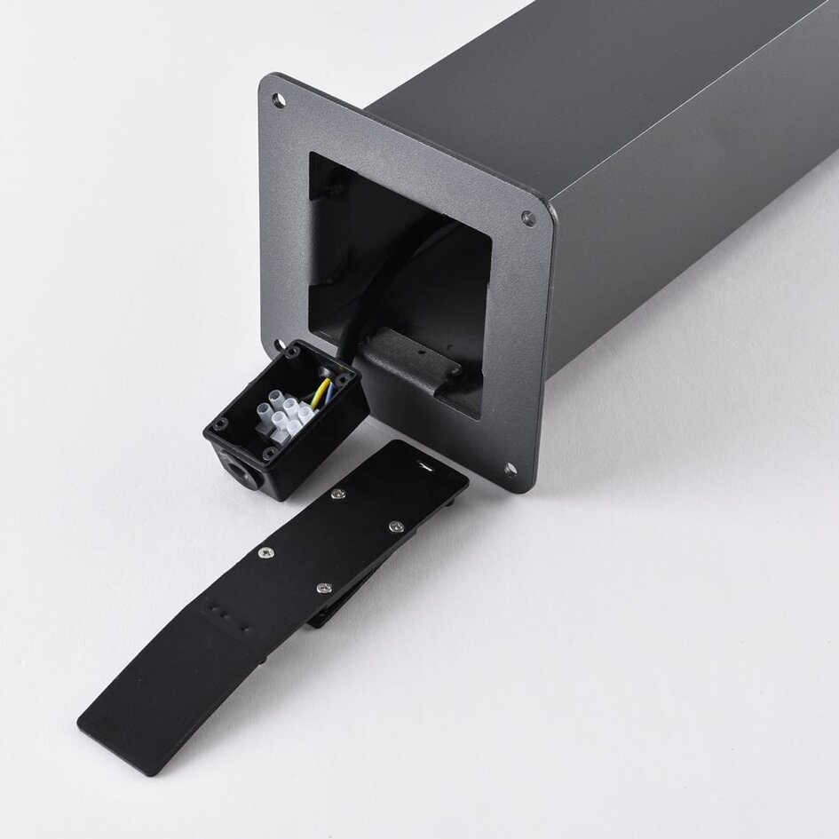 Robust stående utomhuslampa Jet - 60 cm antracit