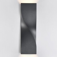 Robust utomhusvägglampa Aurelia - antracit med integrerad LED
