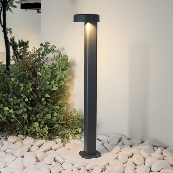 Stående utomhuslampa Ferris - 80 cm antracit med integrerad LED