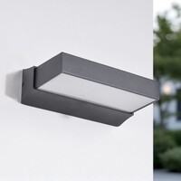 Utomhusvägglampa Onyx - antracit med integrerad LED