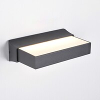 Utomhusvägglampa Onyx - antracit med integrerad LED