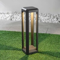 Designad stående utomhuslampa Cobalt - antracit med integrerad LED