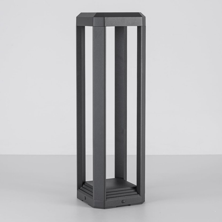 Designad stående utomhuslampa Cobalt - antracit med integrerad LED