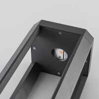 Designad stående utomhuslampa Cobalt - antracit med integrerad LED