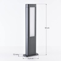 Stående utomhuslampa Stein - antracit med integrerad LED